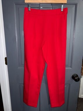 NWT Ann Taylor The Ankle Red Pant - Size Small